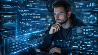 desenvolvedor validando codigo gerado por inteligencia artificial
