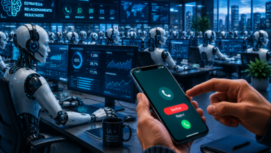 Operação moderna de cobrança enquanto consumidor ignora ligação desconhecida no celular