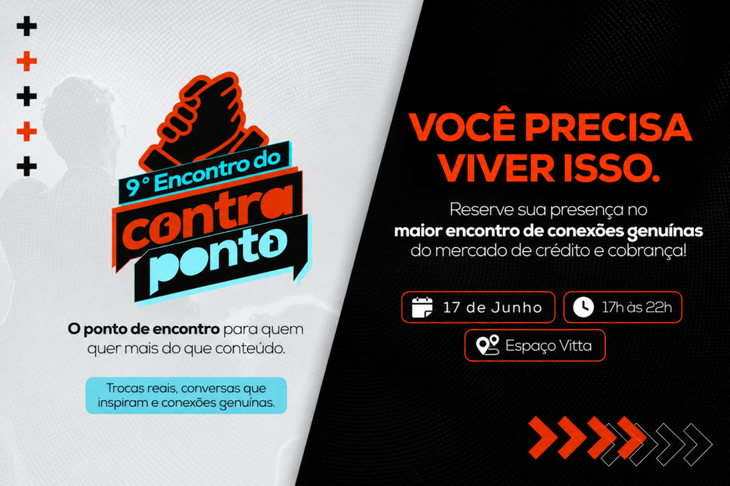 9º Encontro do ContraPonto 2026 | Maior evento de conexões genuínas do mercado de crédito e cobrança