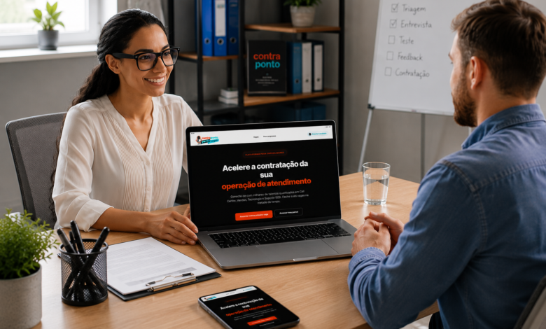 Portal de Vagas Contra Ponto completa um mês com mais de 50 contratações no setor de Contact Center