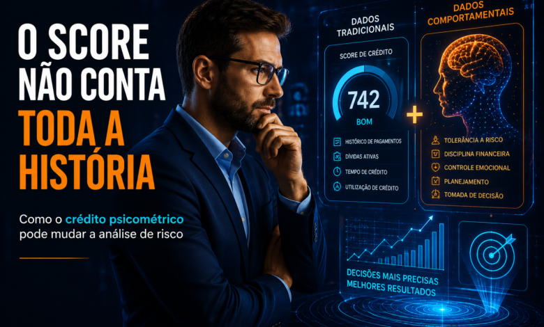 Crédito psicométrico: por que o score tradicional não conta toda a história