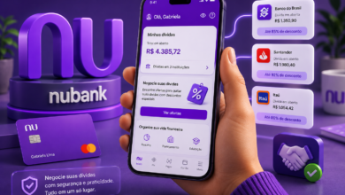 Consumidor utiliza aplicativo financeiro para consultar e negociar dívidas em diferentes instituições