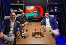 Felipe Borges, Pedro Felipe e Marcos Guerra durante gravação do Podcast ContraPonto discutindo busca e apreensão, recuperação de crédito, tecnologia e inovação no mercado de cobrança.