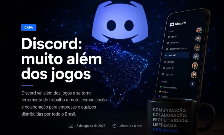 Discord conecta equipes de desenvolvimento distribuídas pelo Brasil em ambiente de trabalho remoto