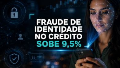 Fraude de identidade no crédito sobe 9,5%, com mulher usando celular e tecnologia de reconhecimento facial
