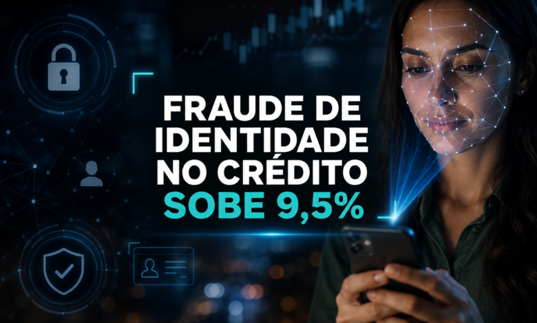 Fraude de identidade no crédito sobe 9,5%, com mulher usando celular e tecnologia de reconhecimento facial