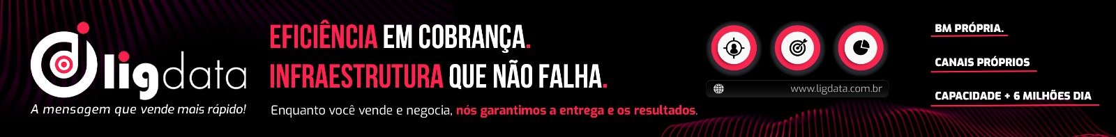 LigData Fale com milhões de clientes, todos os dias. A comunicação que vende: canal ideal + público segmentado + mensagem no momento exato.