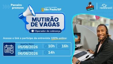 RedeBrasil realiza mutirão com mais de 100 vagas para Operador de Cobrança em São Paulo