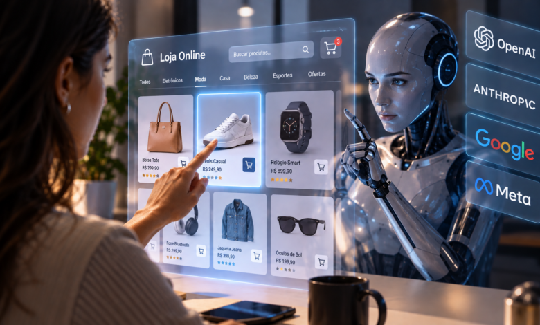 Agentes de IA transformam as compras online