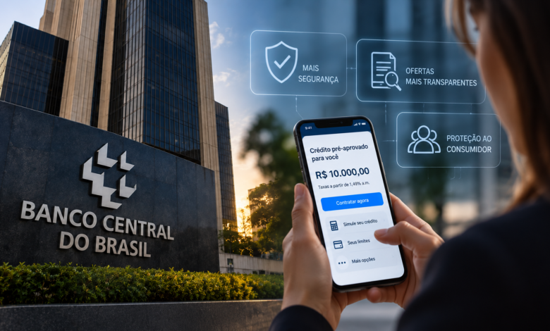 Banco Central prepara regras para oferta digital de crédito