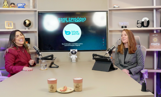 Bianca Marques entrevista Renata Reis no episódio jornada do cliente do podcast contraponto