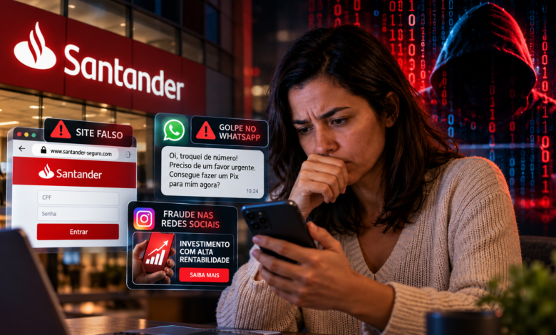 Fraudes digitais colocam clientes bancários em risco