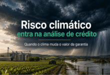 Risco climático entra na análise de crédito e pode alterar o valor das garantias