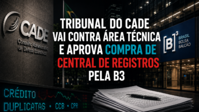 Cade aprova aquisição de 60% da CRDC pela B3 no mercado de registro de direitos creditórios