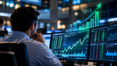 Bancos em alta no mercado financeiro após primeiro turno