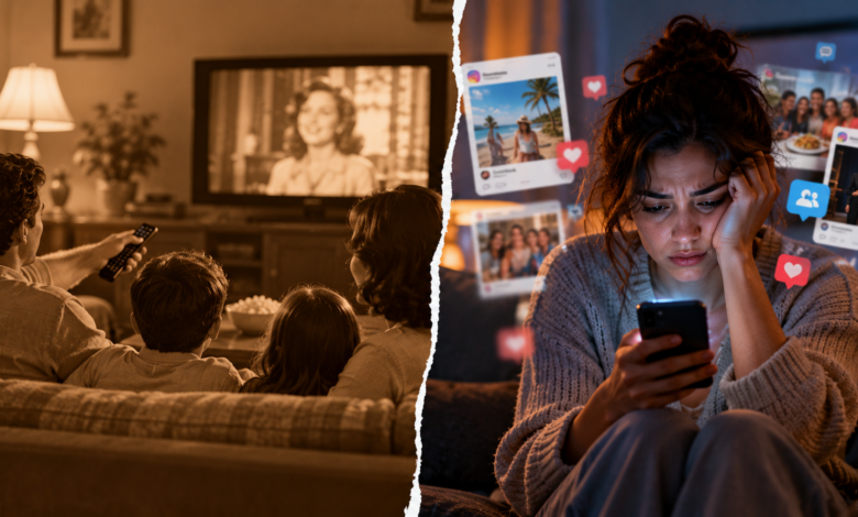 Da televisão às redes sociais: conexão e isolamento